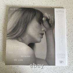 Manuscrit signé rare du cœur parfait de Taylor Swift, vinyle autographié TTPD 2LP