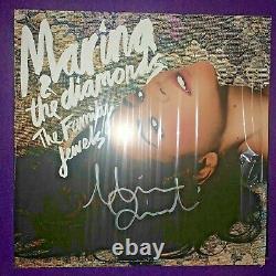 Marina Et Les Diamants Les Bijoux De Famille Signés Autographiés Vinyl Lp Proof