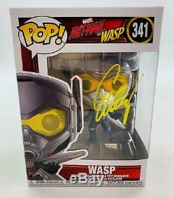 Marvel Ant-man Et Wasp Funko Pop Autographié Par Evangeline Lilly