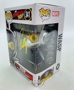 Marvel Ant-man Et Wasp Funko Pop Autographié Par Evangeline Lilly