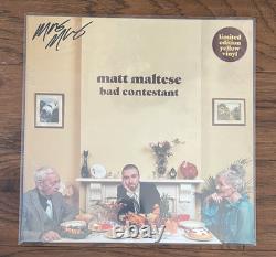 Matt Maltese Mauvais Concurrent Vinyle Signé Autographié