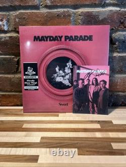 Mayday Parade Sweet Signé Vinyle LP Rose Autographié /300 Rare En Main