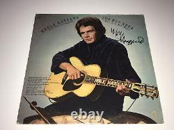 Merle Haggard Rare Signé Autographié Vinyl Lp Record Psa Dna Coa Country Music