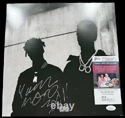Metro Boomin Vinyle LP Autographié Double Or Nothing Authentifié par JSA