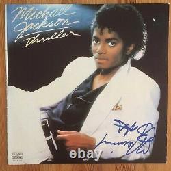 Michael Jackson Jennifer Batten Signé Vinyl Lp Autogramme