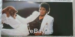 Michael Jackson Thriller Vintage 1982 Vinyle Signée À La Main + Coa Authentique