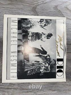 Michael Nesmith Signé Rio Vinyl Lp Original Officiel Monkees Coa Autographed