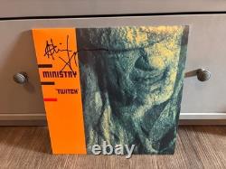 Ministry signé et dédicacé LP vinyle rare Twitch Al Jourgensen en personne