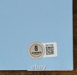 Modèle de rôle signé Kansas plus Baby Blue Vinyl LP Autographié Beckett BAS COA