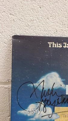 Moody Blues Ceci Est Le Groupe Vinyle Autographié Signé JSA #ZZ60011