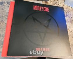 Motley Crue Shout At The Devil OG 1983 Vinyle NM Signé Autographié Par MICK MARS