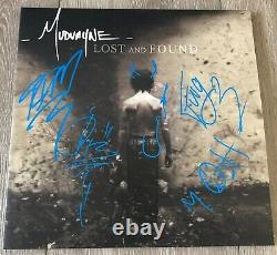 Mudvayne Band Chad Gray +3 Autographique Signée Lettre Et Vinyle Fonde Avec Profexact