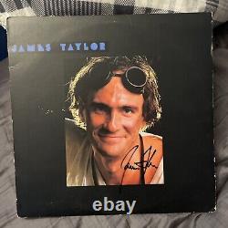 Musicien James Taylor Vinyle Autographié Signé Certifié Acoa