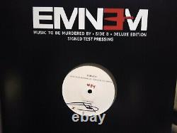 Musique D'éminim À Être Massacrée Par Signé Deluxe Lp Vinyl Test Pression