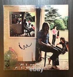 NICK MASON a signé l'album vinyle autographié de PINK FLOYD 1