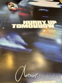 NOUVEAU Affiche signée de The Weeknd Dépêchez-vous Demain Vinyle de film signé autographe