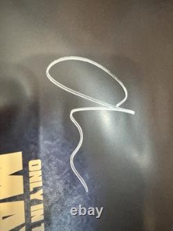 NOUVEAU Affiche signée de The Weeknd Dépêchez-vous Demain Vinyle de film signé autographe
