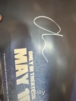 NOUVEAU Affiche signée de The Weeknd Dépêchez-vous Demain Vinyle de film signé autographe