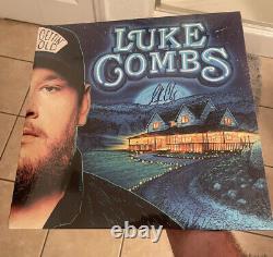 Navires Le Même Jour Luke Peombs Signé Vinyl Gettin' Old Autographied & Slipmat