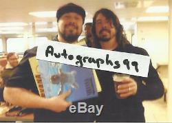 Nirvana Signé En Vinyle Blanc Lp Par 5 Preuve Coa +! Dave Grohl Krist Novoselic Foos