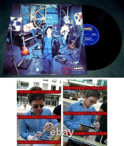 Noel Gallagher Signé Autographied Oasis Supersonic Vinyl Album Proof Coa