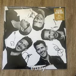 Nouveaux enfants dans le quartier NKOTB Encore des enfants image disque vinyle LP AUTOGRAFIE SIGNÉ