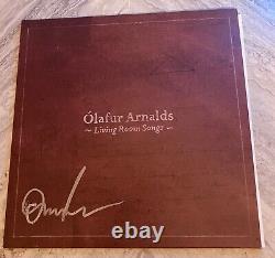 Olafur Arnalds Signé Autographe Salon Chansons Vinyl 10 Album Preuve Exacte