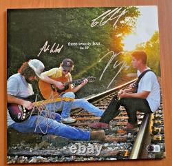 Ole 60 vinyle signé et autographié trois vingt-quatre Beckett LOA Jacob Aden Colby +