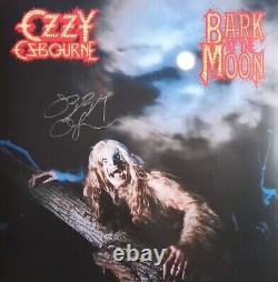 Ozzy Osbourne Album vinyle Bark At The Moon autographié signé