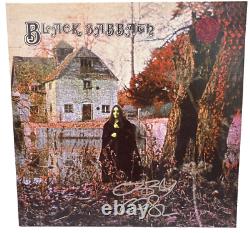 Ozzy Osbourne Black Sabbat Signé Vinyl Album Autographe Beckett Témoin Holo 4