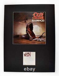 Ozzy Osbourne Signé Autographied Vinyl Record Album Lp And Card Jsa Coa