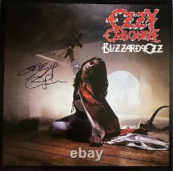 Ozzy Osbourne Vinyle d'album Blizzard Of Ozz signé autographié