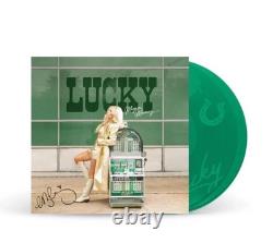 PRÉVENTE Megan Moroney Lucky Vinyle Vert LP Signé Rare Limité Autographié