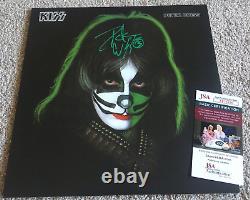 Peter Criss A Signé Kiss Solo Vinyl Record Jsa Coa Belle Autographe! Pas De CD