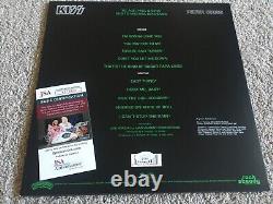Peter Criss A Signé Kiss Solo Vinyl Record Jsa Coa Belle Autographe! Pas De CD