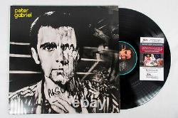 Peter Gabriel Signé Autographié (1980) 3 Melt Vinyl Album Jsa Authentifié Coa