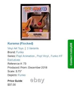 Peter St Paul Signé Autographié Naruto Kurama 6 Flocked Ht Funko Pop Vinyl