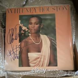 Pochette d’album signée par Whitney Houston avec COA, véritable autographe authentique