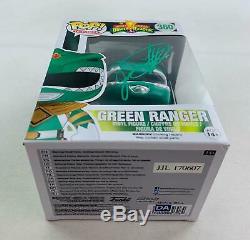 Power Rangers Green Ranger Funko Pop Signé Jason David Frank