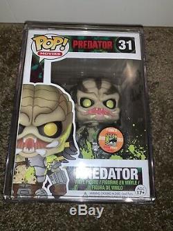 Predator (sanglante) Sdcc Comic Con Exclusive Pop # 31 Funko 2013 Signé