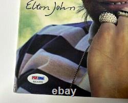 Psa Authentifié Signé Elton John Rock Of The Westies Vinyl Album Record