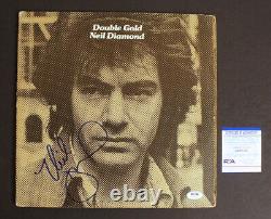 Psa/dna Neil Diamond Signed Double Album De Vinyle Or