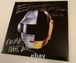 Punk Signé Vinyl Daft Couverture Mémoires Thomas Random Guy Grammy 2014