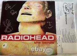 RADIOHEAD The Bends VINYLE LP ÉDITION SIGNÉE ENTIÈREMENT PAR LE GROUPE