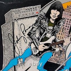 RAMONES - La Route de la Ruine LP, signé par les 4 Ramones, TB, 1978 Sire SRK 6063