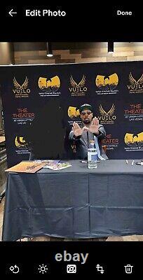 RZA Bobby Digital Potions Wu Tang Clan Vinyle Signé Autographié Enregistrement JSA Tel Quel