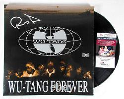 RZA Rappeur Signé Autographié Wu-Tang Forever 4xLP Album Vinyle Preuve EXACTE JSA