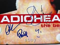 Radiohead Thom Yorke Bande Complète Signé Autographié The Bends Vinyl Album Ok Jsa