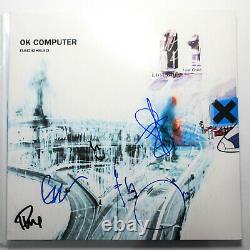 Radiohead Thom Yorke Full Band Signé Autographied'ok Computer' Vinyl Album Jsa