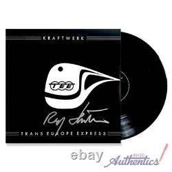 Ralf Hutter Vinyle LP Trans-Europe Express dédicacé signé PSA/DNA Authentique